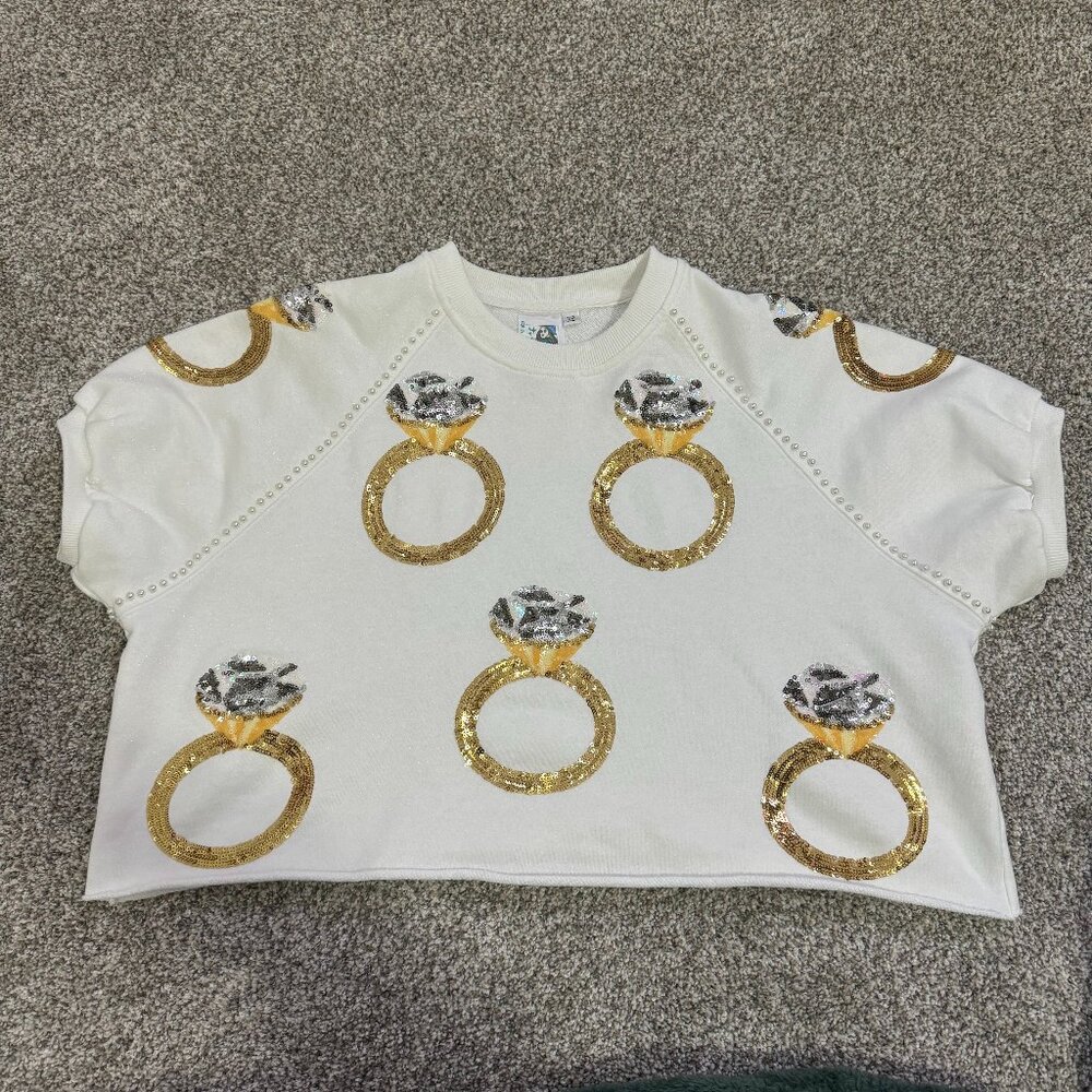 Queen of Sparkles Diamond Ring Top